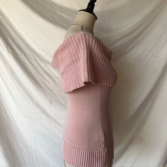 BGBGMAXAZRIA Pink off the shoulder top - Picture 3 of 5